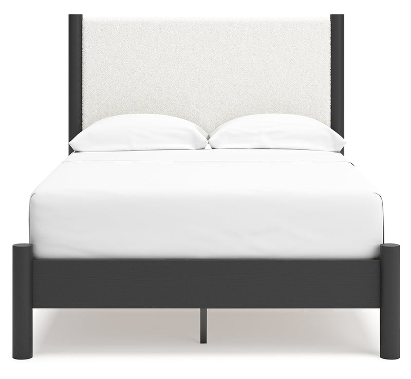 Cadmori Grey Upholstered Bedroom Set