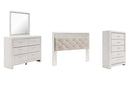 Altyra Panel Bookcase Bedroom Set