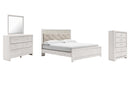 Altra White Panel Bedroom Set