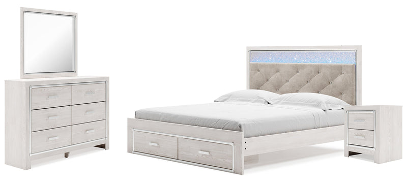Altyra Panel Bookcase Bedroom Set