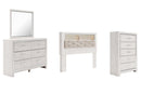 Altyra Panel Bookcase Bedroom Set