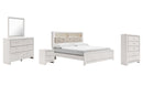Altyra Panel Bookcase Bedroom Set