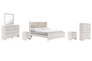 Altyra Panel Bookcase Bedroom Set