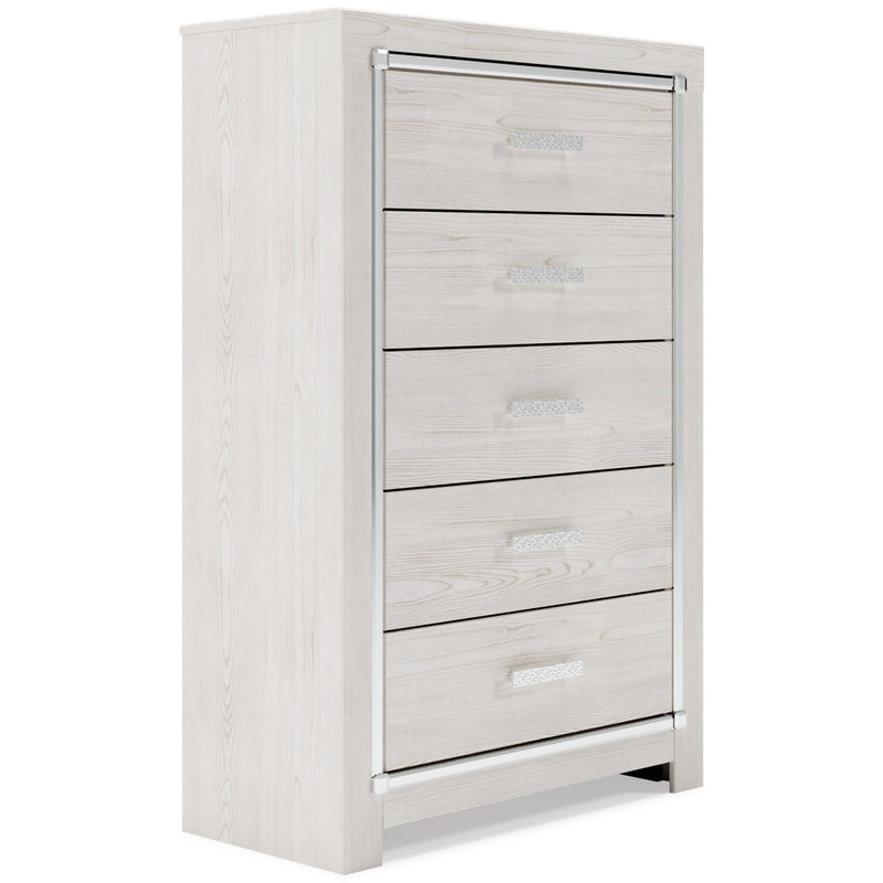 Altyra Panel Headboard Bed with Dresser