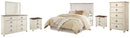 Willowton Beige Panel Bedroom Set