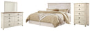 Willowton Beige Panel Bedroom Set