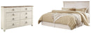 Willowton Beige Panel Bedroom Set
