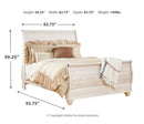 Willowton Beige Panel Bedroom Set