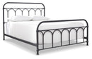 Nashburg Queen Metal Bed with Mattress