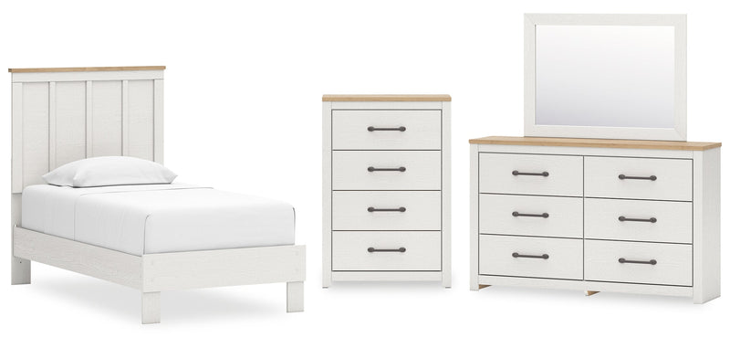 Linnocreek White Panel Bedroom Set