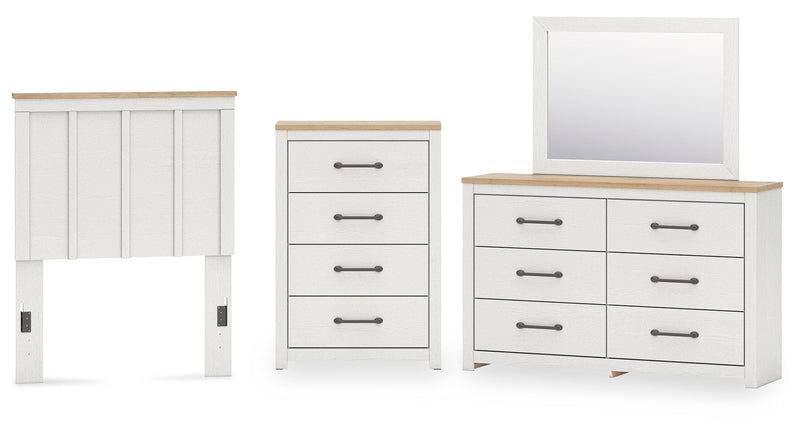 Linnocreek White Panel Bedroom Set