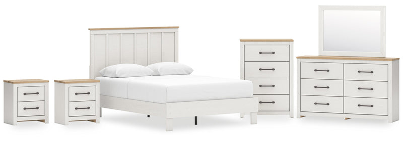Linnocreek White Panel Bedroom Set