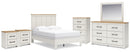 Linnocreek White Panel Bedroom Set