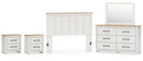 Linnocreek White Panel Bedroom Set