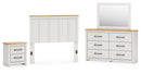 Linnocreek White Panel Bedroom Set
