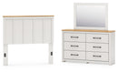 Linnocreek White Panel Bedroom Set