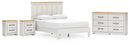 Linnocreek White Panel Bedroom Set