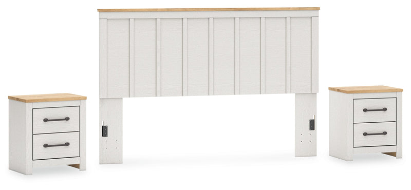 Linnocreek White Panel Bedroom Set