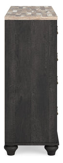 Nanforth Grey Panel Bedroom Set