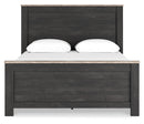 Nanforth Grey Panel Bedroom Set