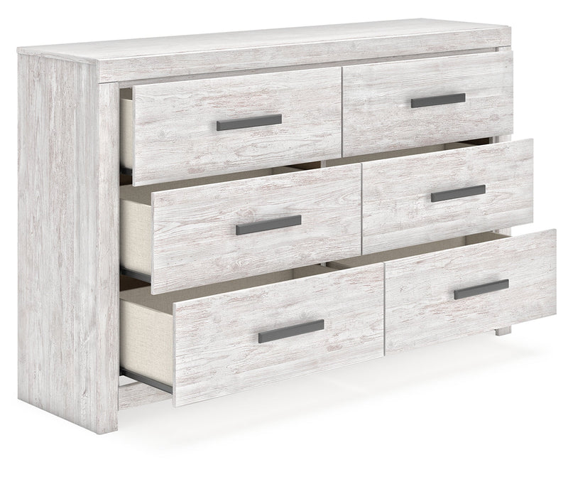 Cayboni White Panel Bedroom Set