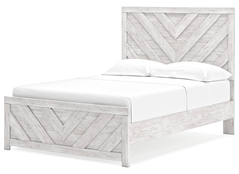 Cayboni White Panel Bedroom Set