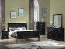Louis Philip Bedroom Set Black