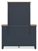 Landocken Blue Panel Bedroom Set