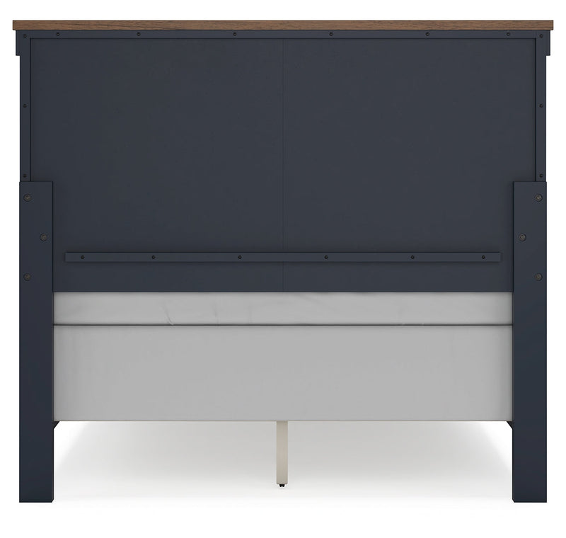 Landocken Blue Panel Bedroom Set