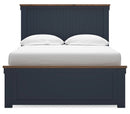 Landocken Blue Panel Bedroom Set