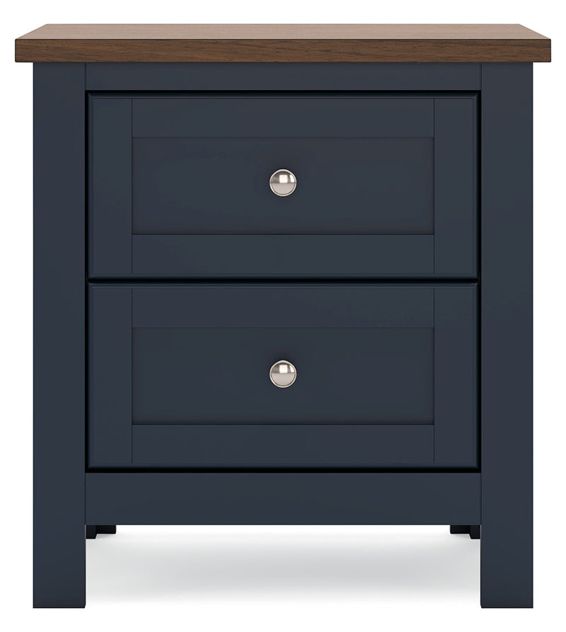 Landocken Blue Panel Bedroom Set