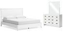 Binterglen White Panel Bedroom Set