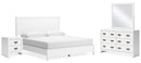 Binterglen White Panel Bedroom Set