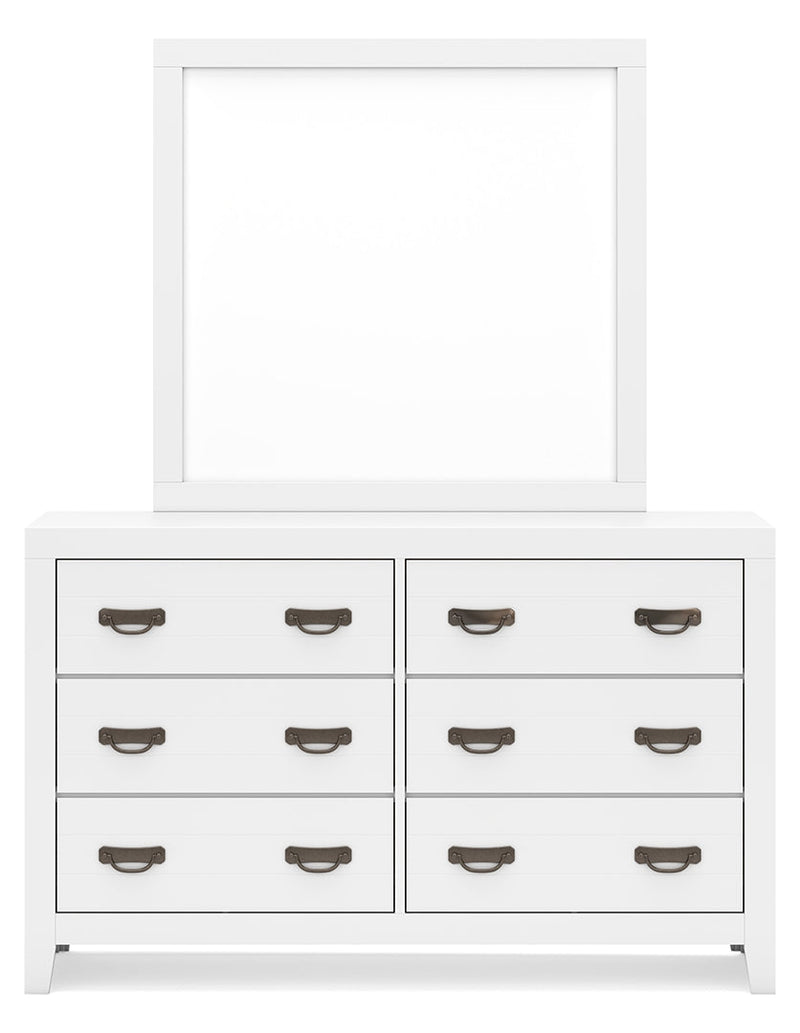 Binterglen White Panel Bedroom Set