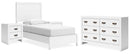 Binterglen White Panel Bedroom Set