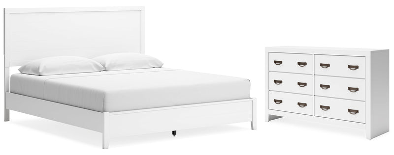 Binterglen White Panel Bedroom Set