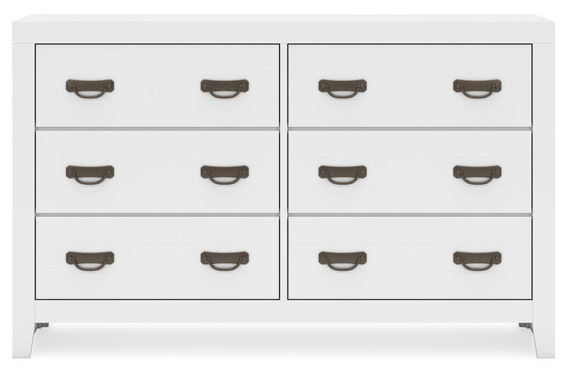 Binterglen White Panel Bedroom Set