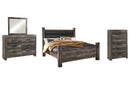 Wynnlow Grey Crossbuck Panel Bedroom Set