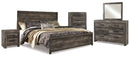 Wynnlow Grey Crossbuck Panel Bedroom Set