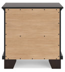 Covetown Two Drawer Night Stand
