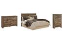 Trinell Brown Panel Bedroom Set
