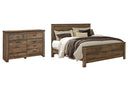 Trinell Brown Panel Bedroom Set