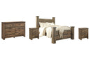 Trinell Brown Panel Bedroom Set