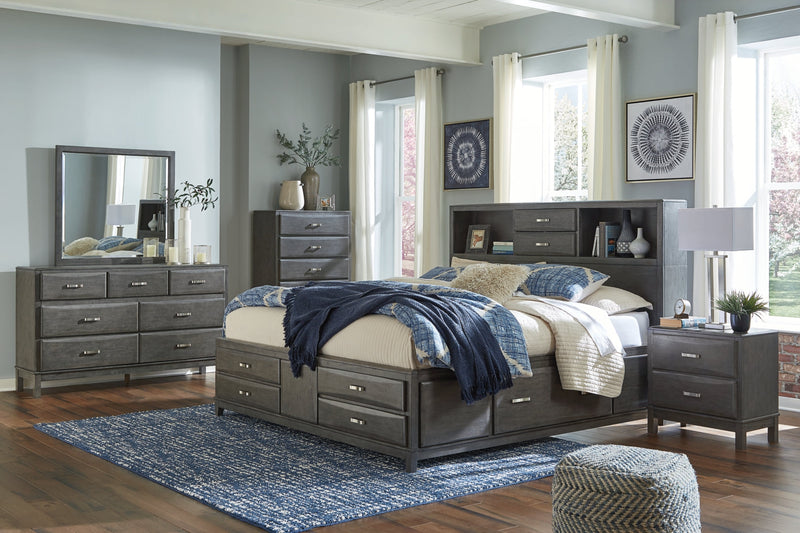 Caitbrook Grey Storage Bedroom Set