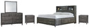 Caitbrook Grey Storage Bedroom Set