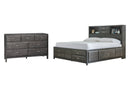 Caitbrook Grey Storage Bedroom Set