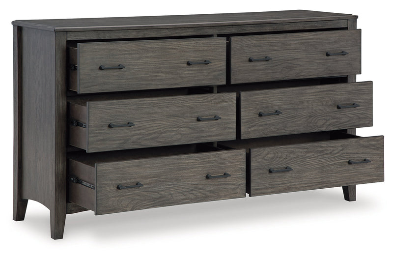 Montillan Grey Panel Bedroom Set