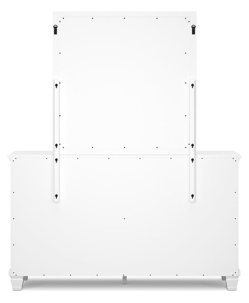 Fortman White Panel Bedroom Set