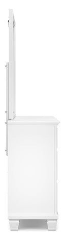 Fortman White Panel Bedroom Set