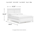 Fortman White Panel Bedroom Set